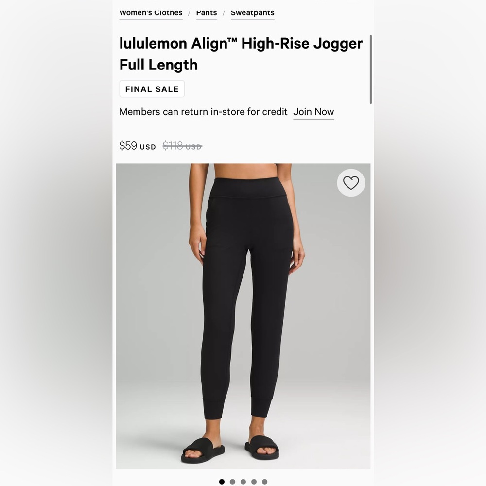 Lululemon Align High Rise Jogger